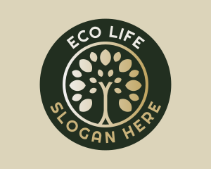 Tree Eco Friendly Farm logo design