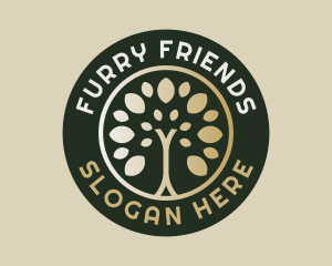 Tree Eco Friendly Farm logo design