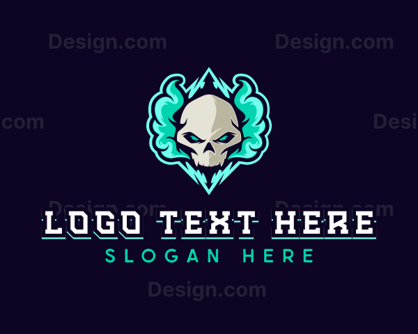 Skull Vape Gaming Logo