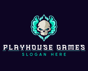 Skull Vape Gaming logo design