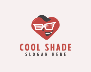 Cool Shades Heart logo design