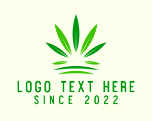 Medicinal Marijuana Leaf logo