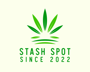 Medicinal Marijuana Leaf logo