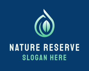 Leaf Water Nature logo design