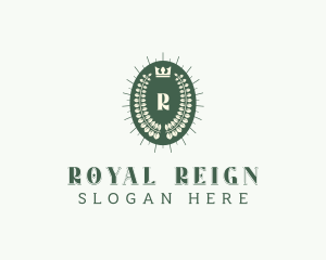 Stylish Royal Crown logo design