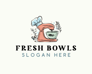 Mixer Baking Bowl logo design