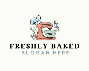 Mixer Baking Bowl logo design