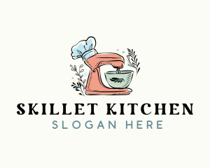 Mixer Baking Bowl logo design