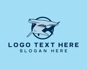 Hammerhead Shark Animal logo