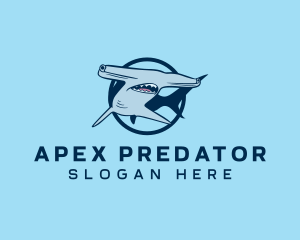 Hammerhead Shark Animal logo design