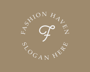 Luxury Fashion Circle logo design