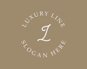 Luxury Fashion Circle logo design