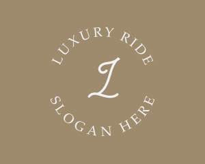 Luxury Fashion Circle logo design