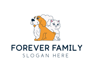 Dog Cat Pet Shelter logo