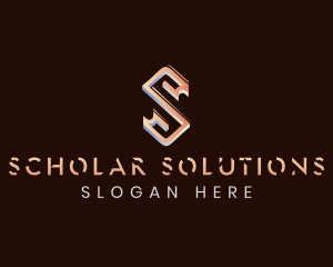 Modern Business Letter S logo design