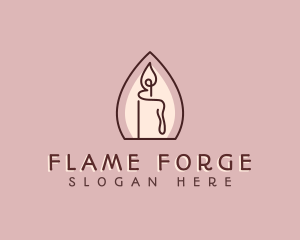 Candle Light Spa logo design