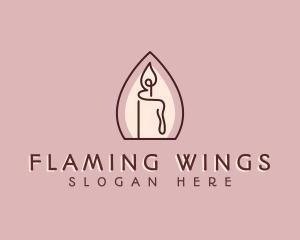 Candle Light Spa logo design