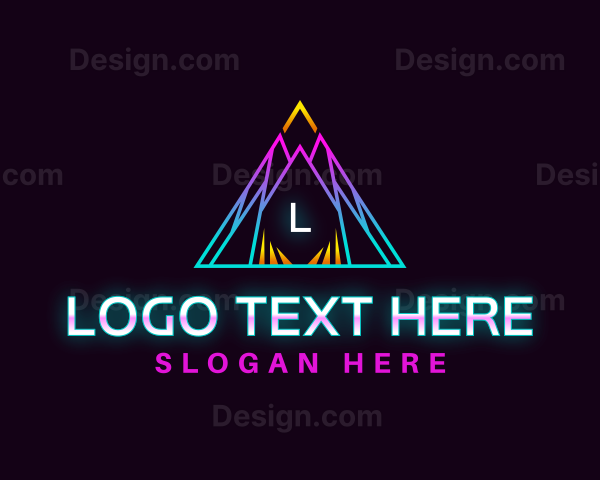 Creative Triangle Pyramid Logo