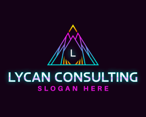 Creative Triangle Pyramid logo design