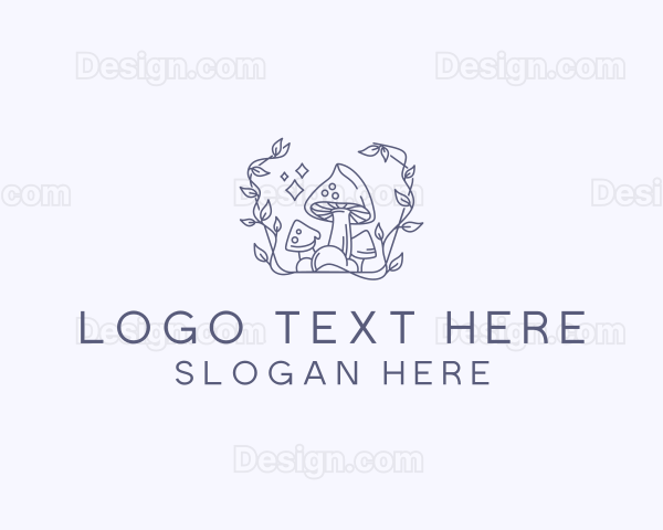 Herbal Mushroom Garden Logo