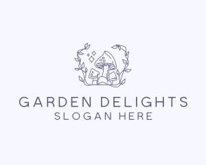 Herbal Mushroom Garden  logo design