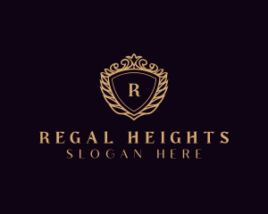 Crown Shield Regal Boutique logo design