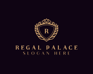 Crown Shield Regal Boutique logo design