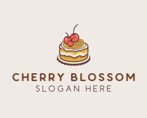 Cherry Cake Pastry logo design