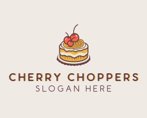 Cherry Cake Pastry logo design