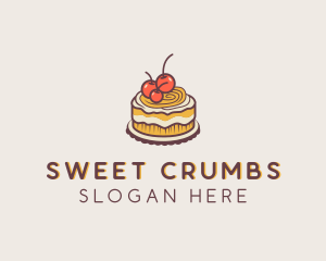 Cherry Cake Pastry logo design