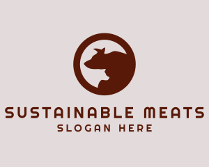 Cow  Meat Ranch logo