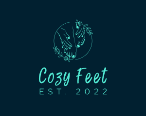 Hand Feet Spa logo design