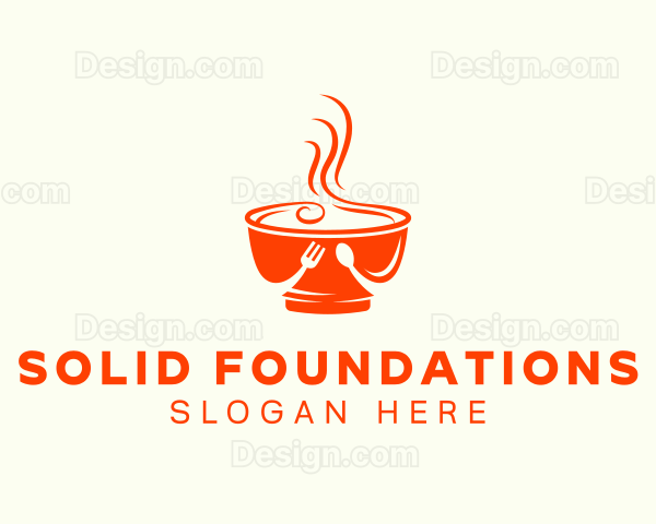 Soup Meal Restaurant Logo