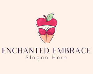 Sexy Erotic Apple  logo design