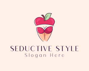 Sexy Erotic Apple  logo design