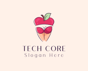 Sexy Erotic Apple  logo