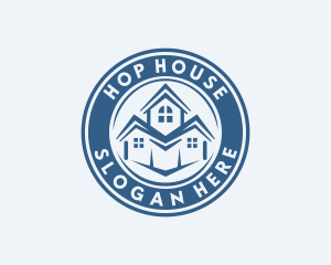 Town House Roofing logo design