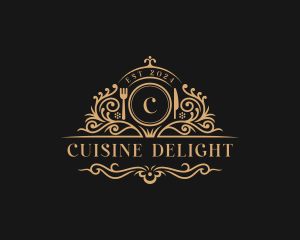 Fine Dining Kitchen Restaurant logo design