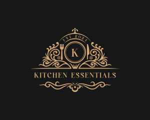 Fine Dining Kitchen Restaurant logo design