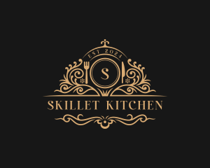 Fine Dining Kitchen Restaurant logo design