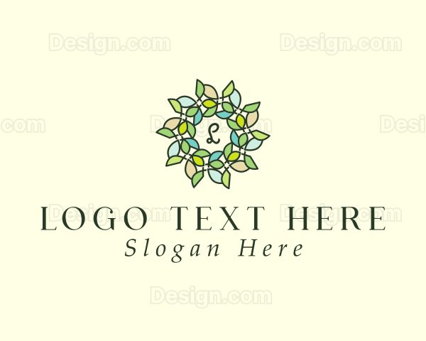 Decorative Flower Lantern Logo