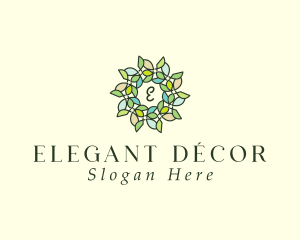 Decorative Flower Lantern logo design