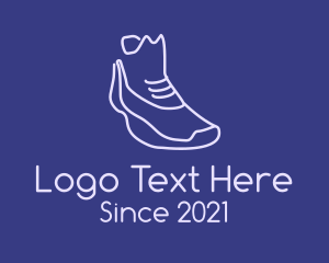Footwear - Sneaker Footwear Monoline logo design