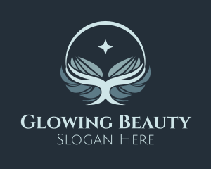 Star Glowing Wings logo design