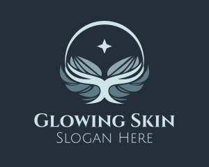 Star Glowing Wings logo design