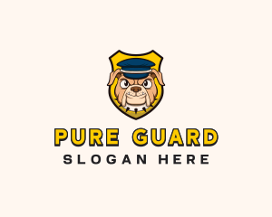 Animal Bulldog Security logo design