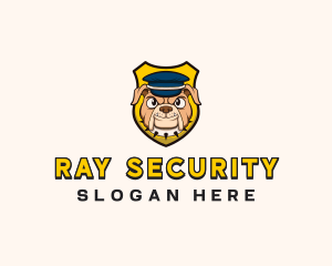 Animal Bulldog Security logo design