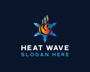 Heating Cooling HVAC logo