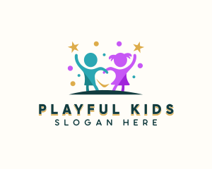 Young Kids Daycare logo design