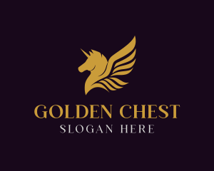 Luxury Pegasus Wings logo design